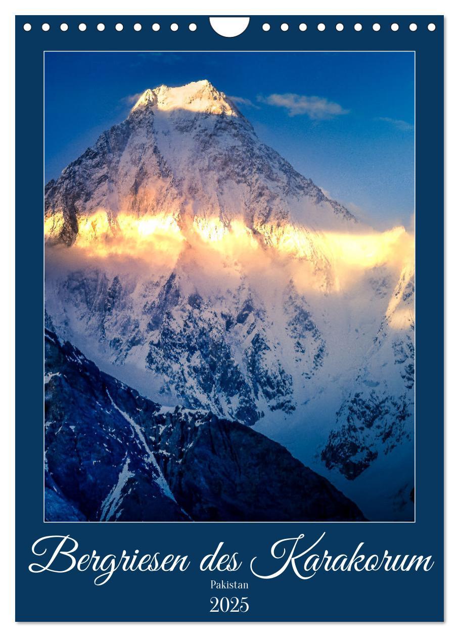 Cover: 9783435898596 | Bergriesen des Karakorum (Wandkalender 2025 DIN A4 hoch), CALVENDO...