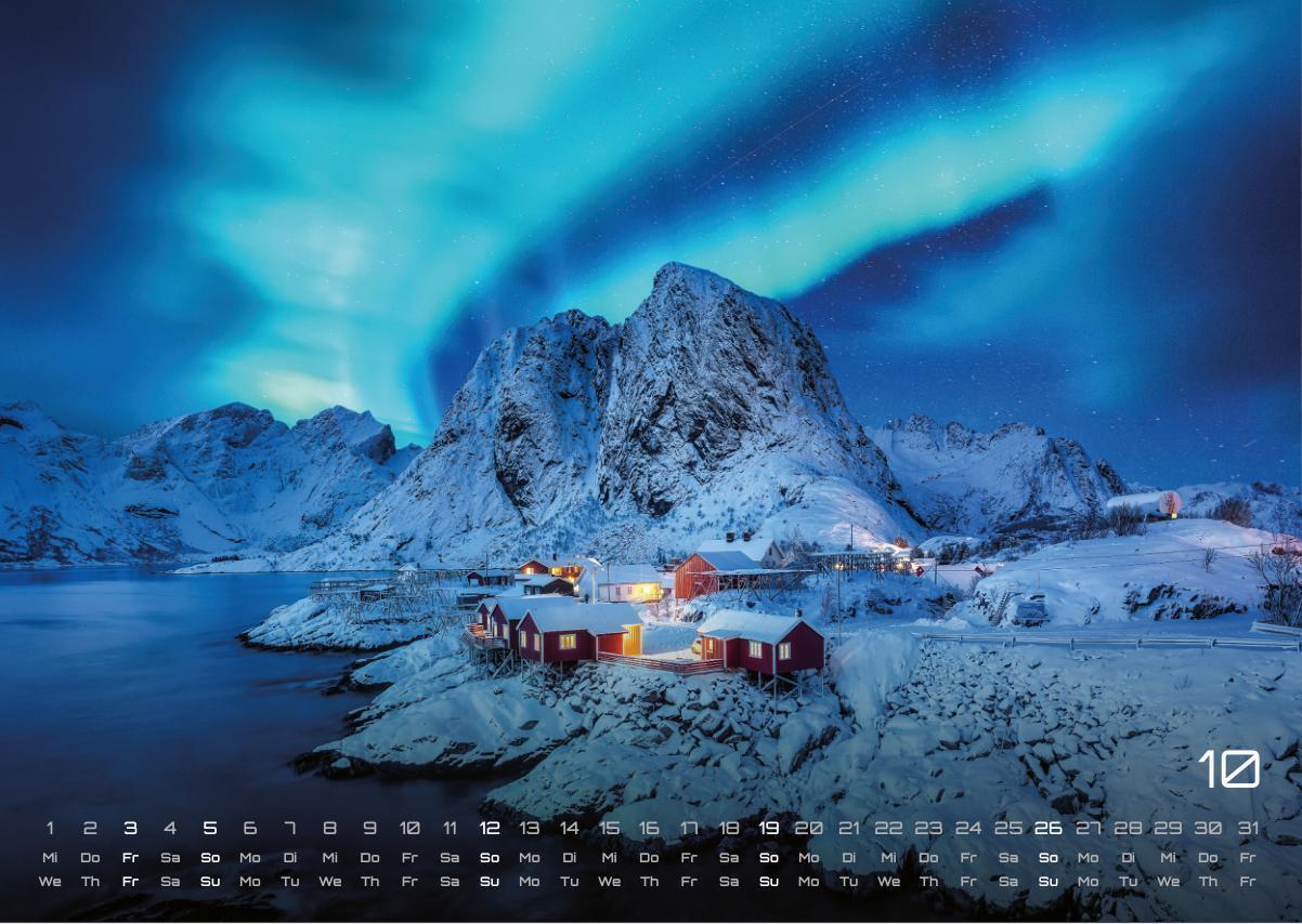 Bild: 9783986734268 | Polarlichter - grandiose Naturschauspiele - 2025 - Kalender DIN A3