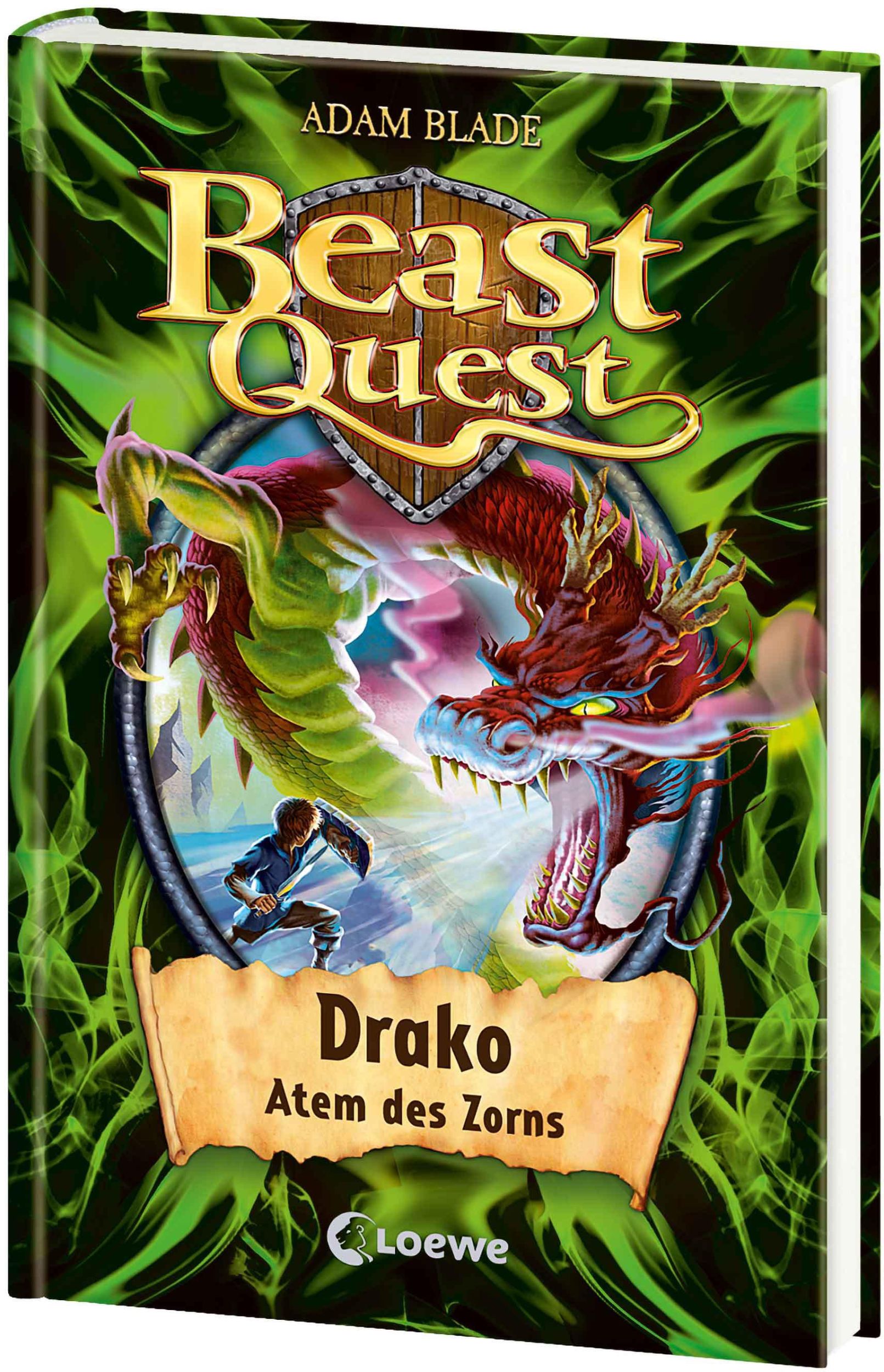 Cover: 9783785574935 | Beast Quest 23. Drako, Atem des Zorns | Adam Blade | Buch | 126 S.