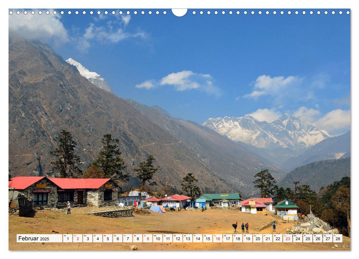 Bild: 9783435143108 | Wohnen im HIMALAYA (Wandkalender 2025 DIN A3 quer), CALVENDO...