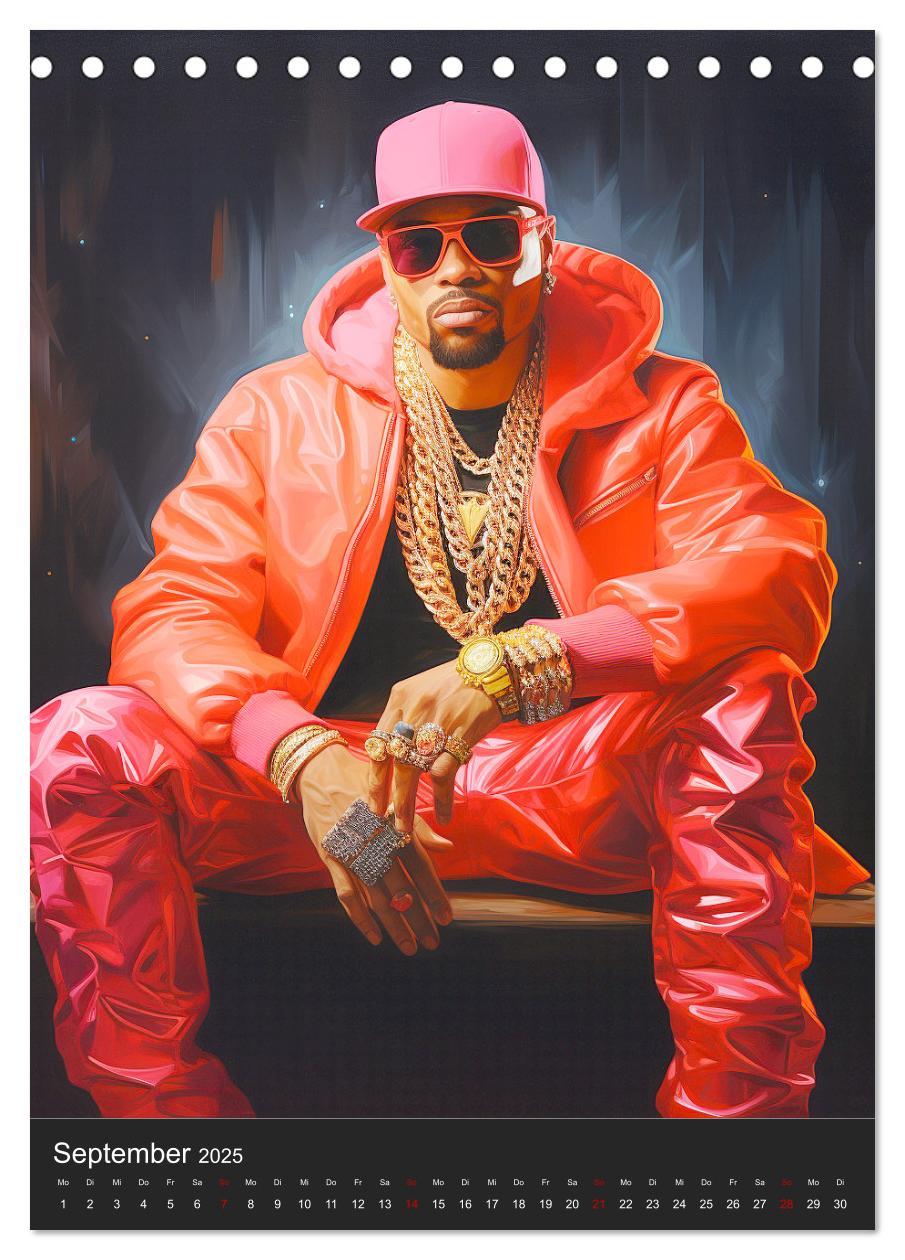 Bild: 9783435864898 | Rap Kings. Paintings im Streetwear-Charme (Tischkalender 2025 DIN...