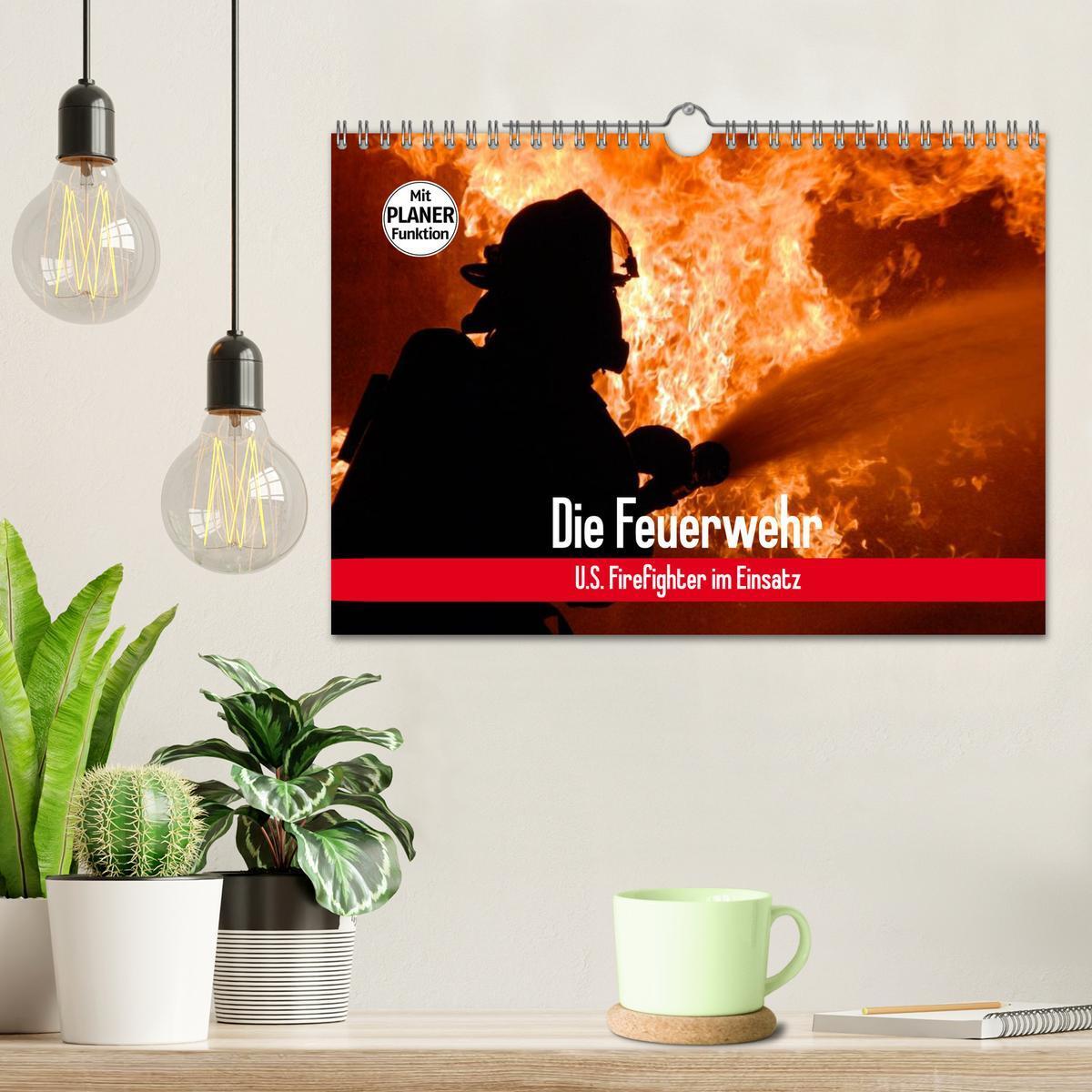 Bild: 9783435484157 | Die Feuerwehr. U.S. Firefighter im Einsatz (Wandkalender 2025 DIN...