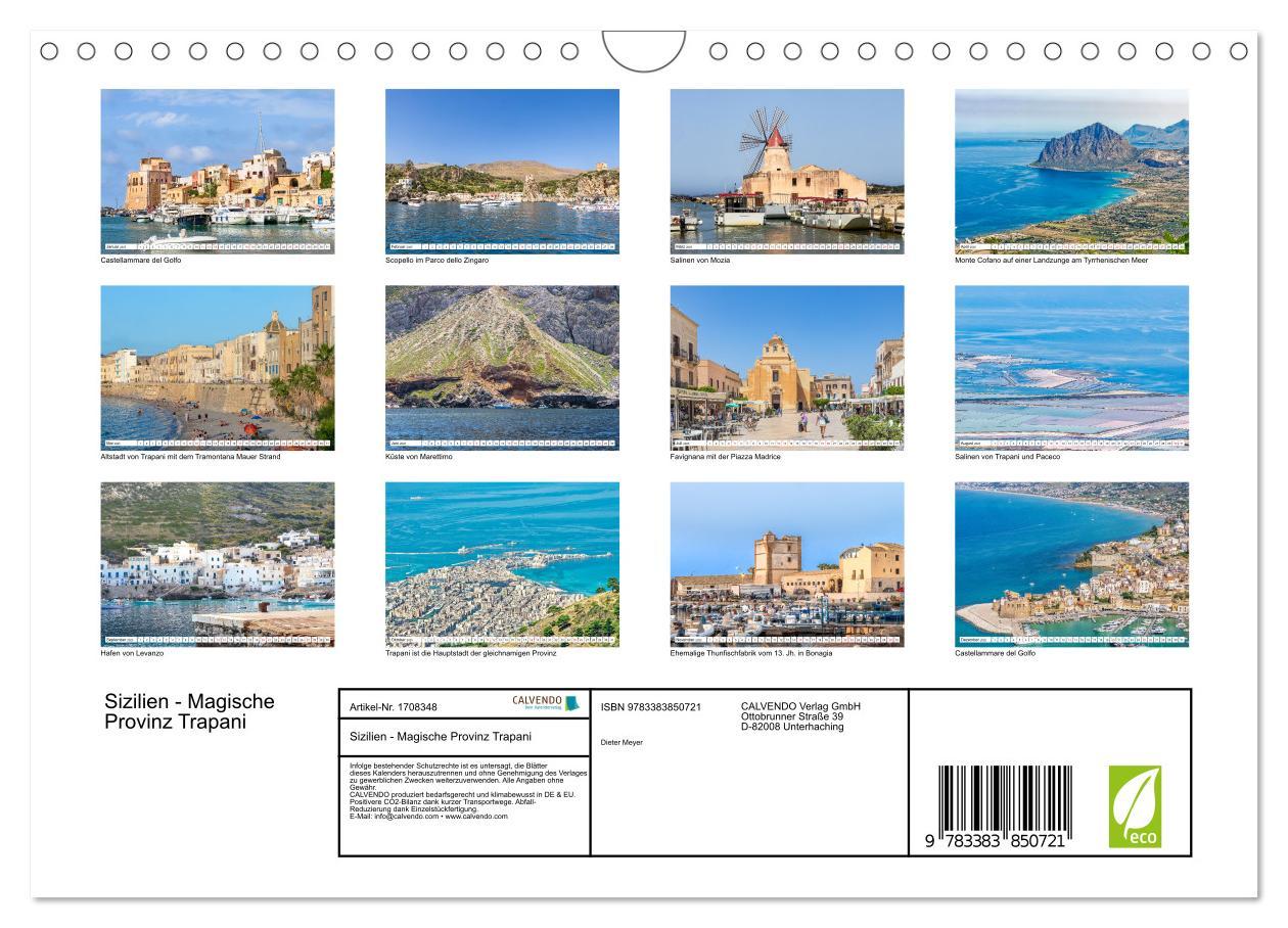 Bild: 9783383850721 | Sizilien - Magische Provinz Trapani (Wandkalender 2025 DIN A4...