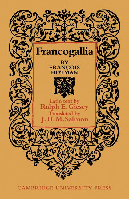 Cover: 9780521153188 | Francogallia | Francois Hotman (u. a.) | Taschenbuch | Englisch | 2010