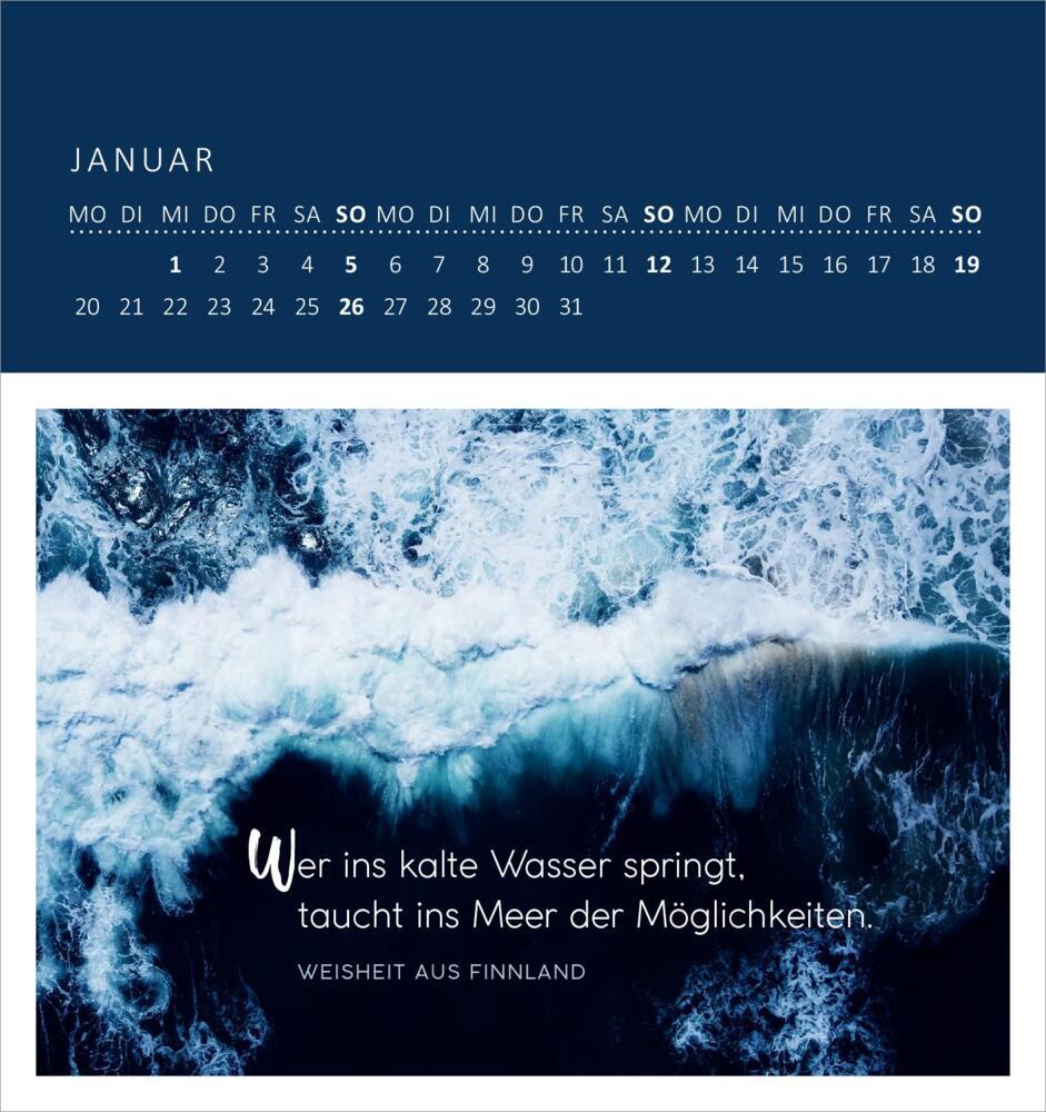 Bild: 4014489133674 | Wandkalender Sehnsucht nach Meer 2025 | Kalender | 26 S. | Deutsch