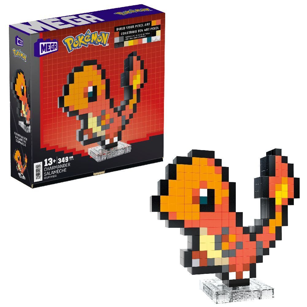 Cover: 194735190799 | MEGA Pokémon Glumanda Pixel Art | Stück | Karton | HTH76 | Mattel