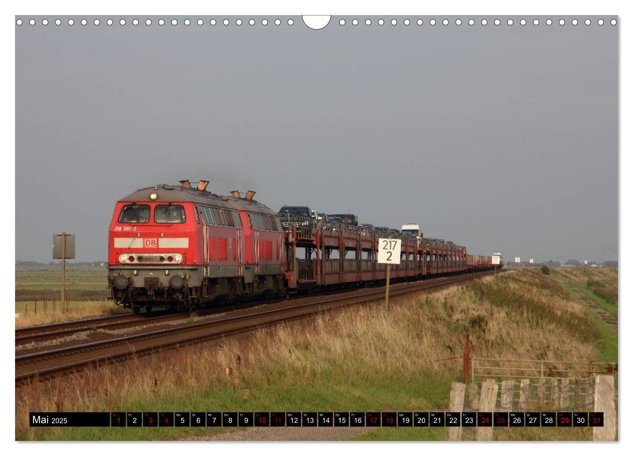 Bild: 9783435425860 | Norddeutsche Eisenbahnen (Wandkalender 2025 DIN A3 quer), CALVENDO...