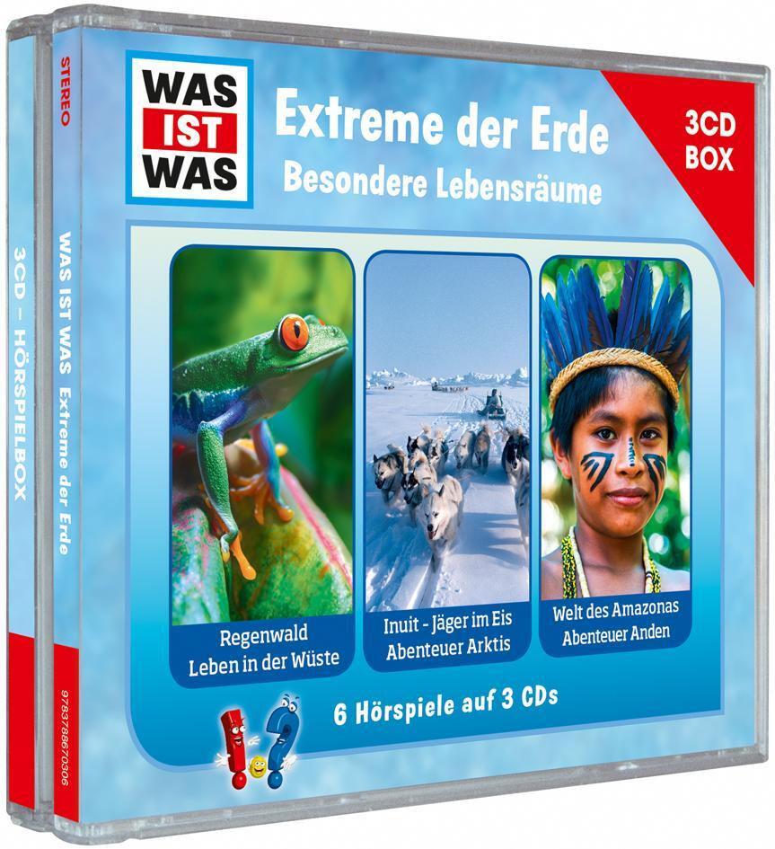 Cover: 9783788670306 | Was Ist Was 3-CD Hörspielbox Vol.8 - Erde | Was Ist Was | Audio-CD