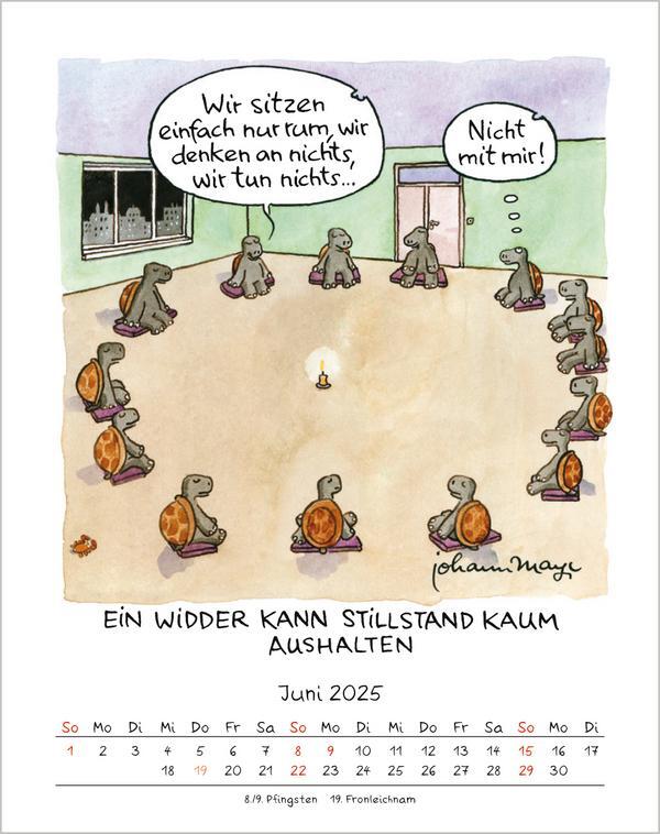 Bild: 9783731876625 | Widder 2025 | Verlag Korsch | Kalender | Spiralbindung | 13 S. | 2025