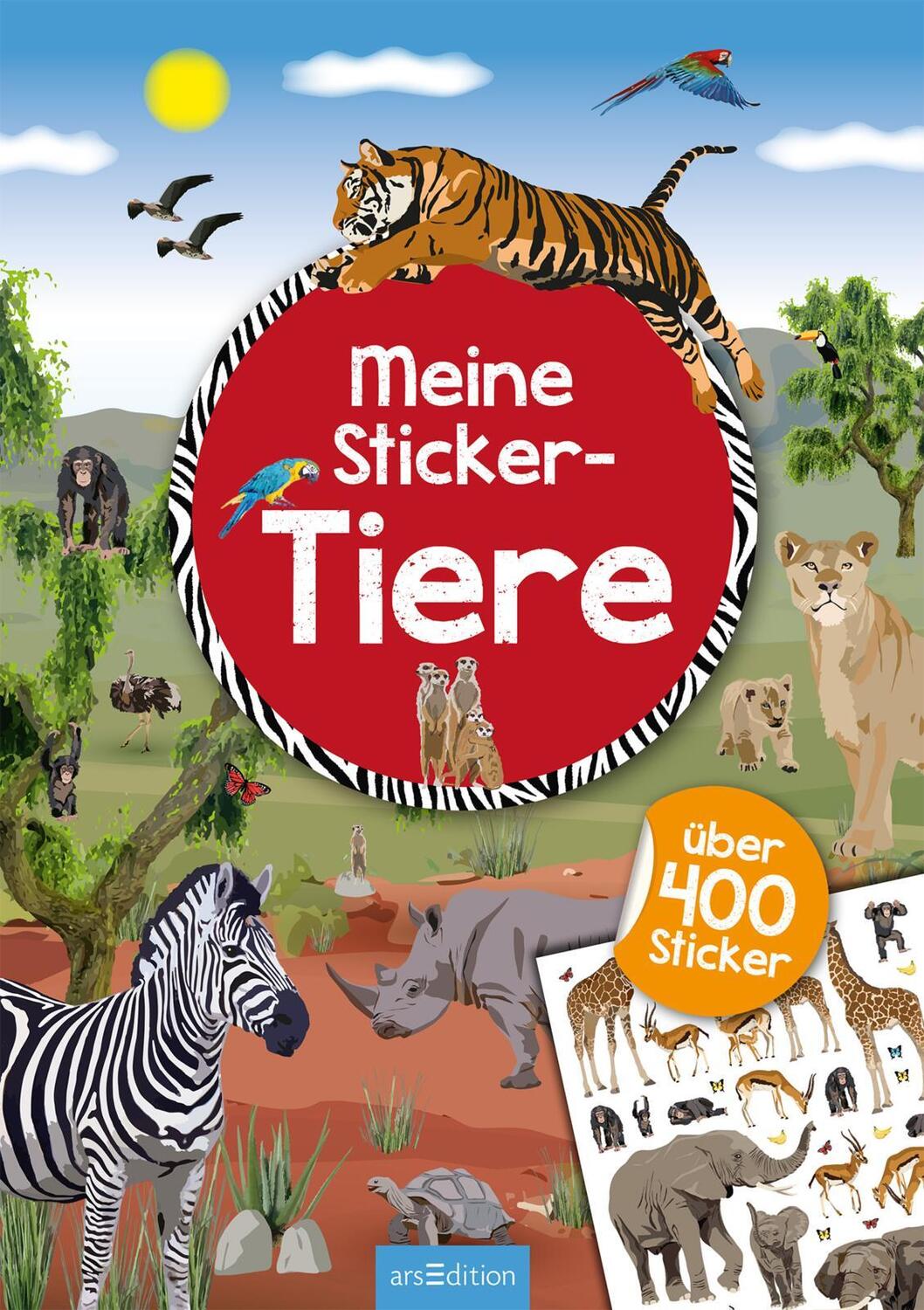 Bild: 9783845817446 | Meine Sticker-Tiere | Mit über 400 Stickern | Taschenbuch | 24 S.