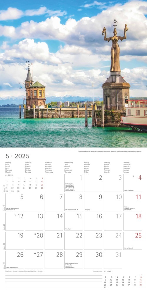 Bild: 4251732343071 | Alpha Edition - Leuchttürme 2025 Broschürenkalender, 30x30cm,...