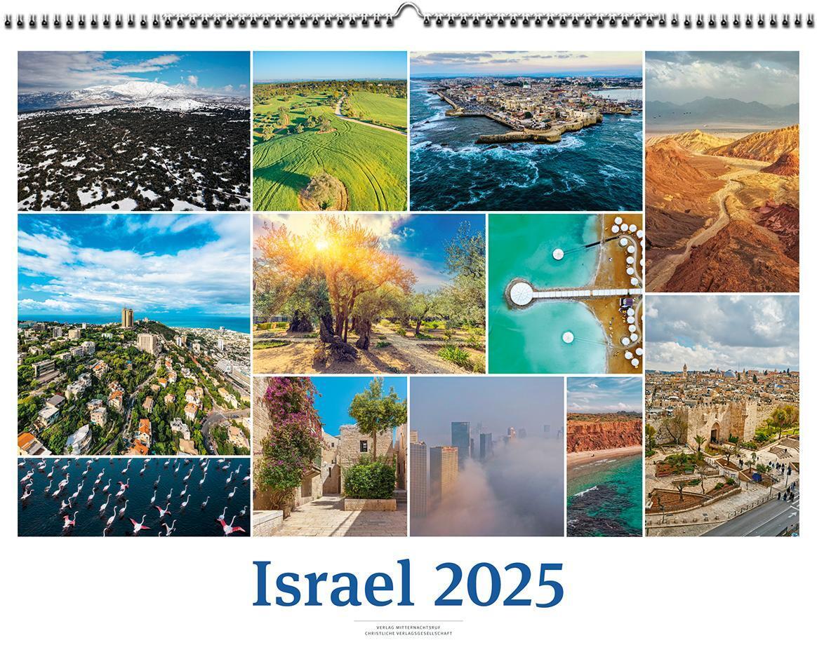 Cover: 9783863539603 | Israelkalender 2025 White Version | Kalender | 13 S. | Deutsch | 2025