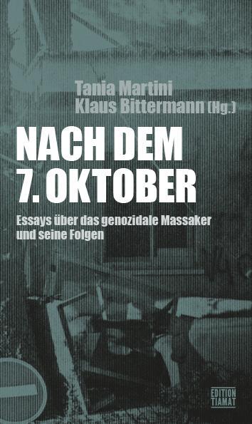 Cover: 9783893203161 | Nach dem 7. Oktober | Doron Rabinovici (u. a.) | Taschenbuch | 232 S.