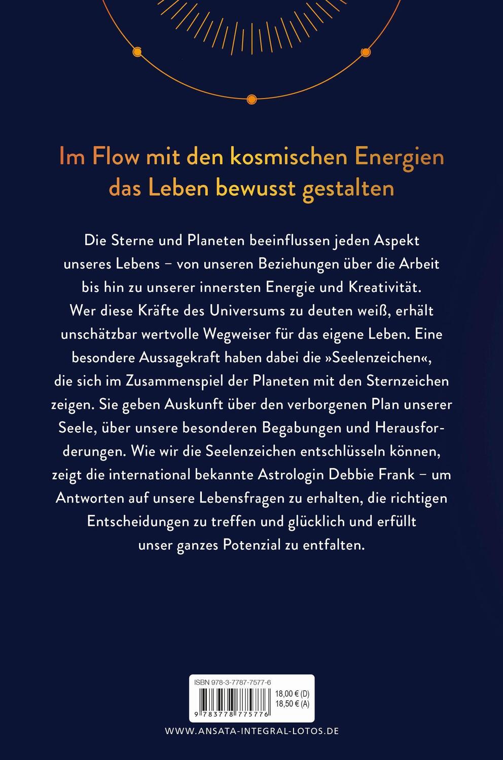 Bild: 9783778775776 | Soul Signs - Die Astrologie der Seelenzeichen | Debbie Frank | Buch