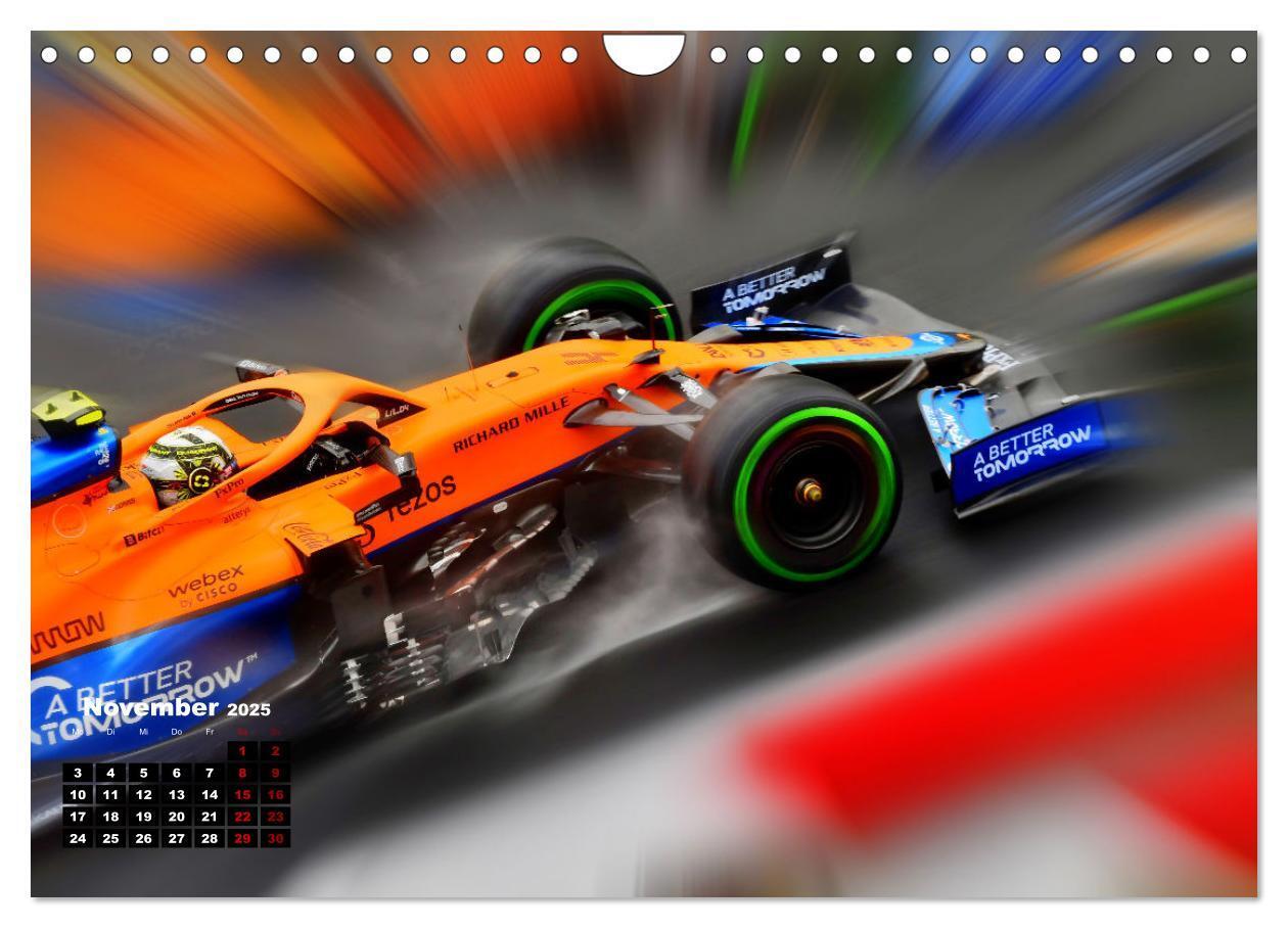 Bild: 9783435001231 | Leidenschaft Formel 1 (Wandkalender 2025 DIN A4 quer), CALVENDO...