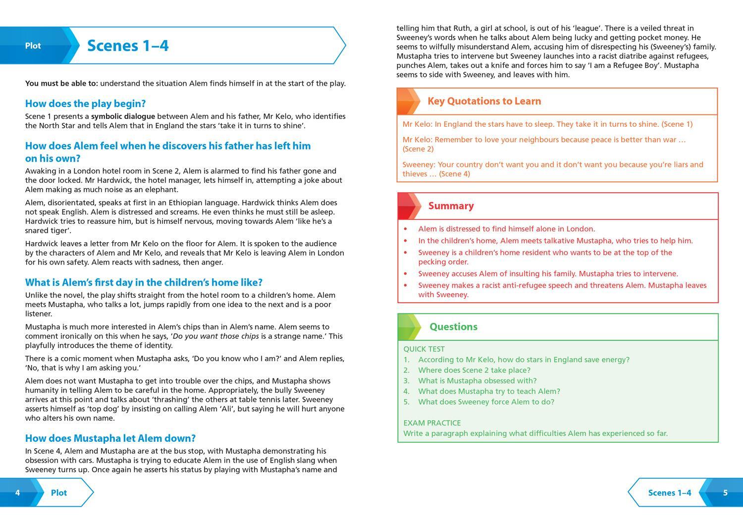 Bild: 9780008520311 | Refugee Boy Edexcel GCSE 9-1 English Literature Text Guide | GCSE