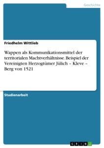 Cover: 9783346502599 | Wappen als Kommunikationsmittel der territorialen...