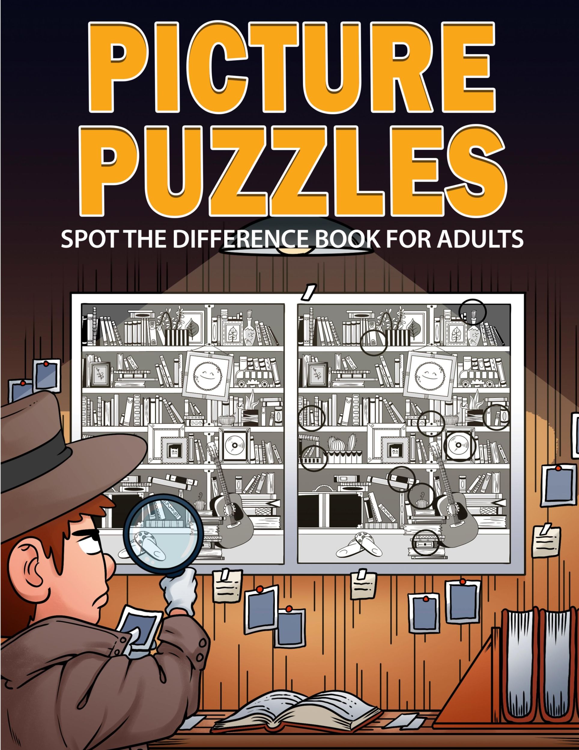 Cover: 9781951791681 | Picture Puzzles | Spot the Difference Book for Adults | Game Nest