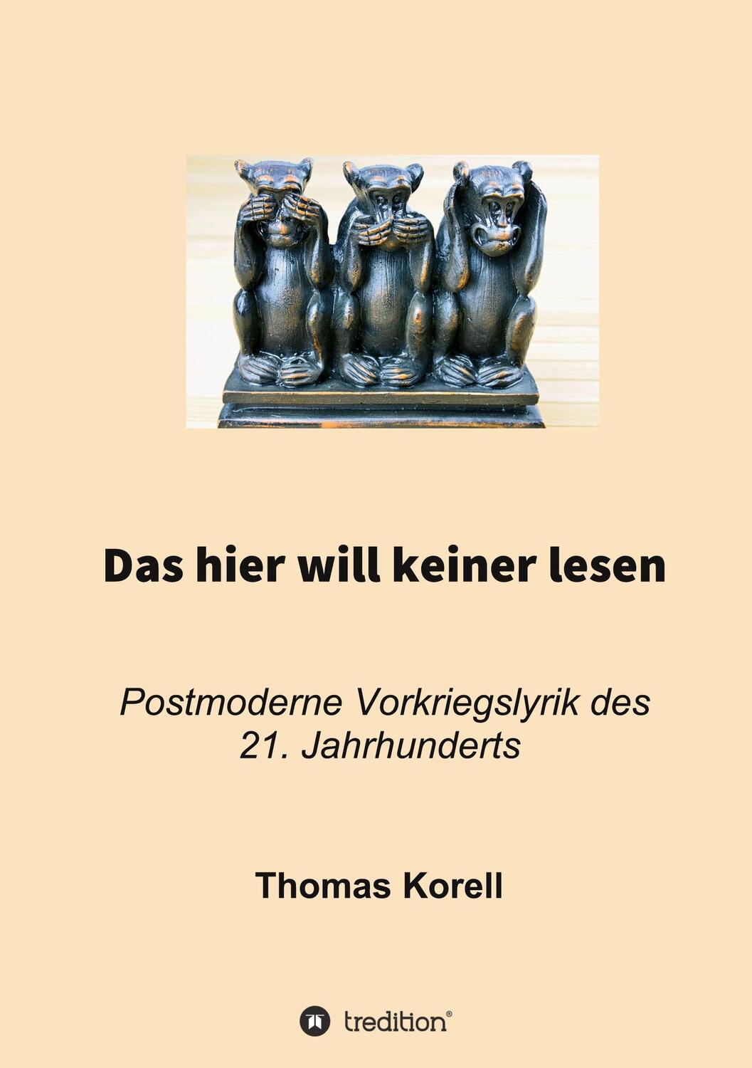 Cover: 9783347361256 | Das hier will keiner lesen | Thomas Korell | Buch | 124 S. | Deutsch