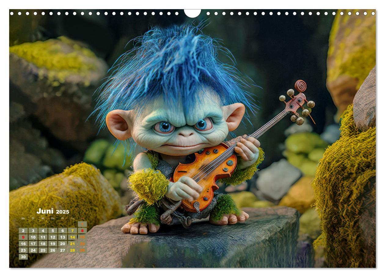 Bild: 9783383908934 | Trolls rocken ab (Wandkalender 2025 DIN A3 quer), CALVENDO...