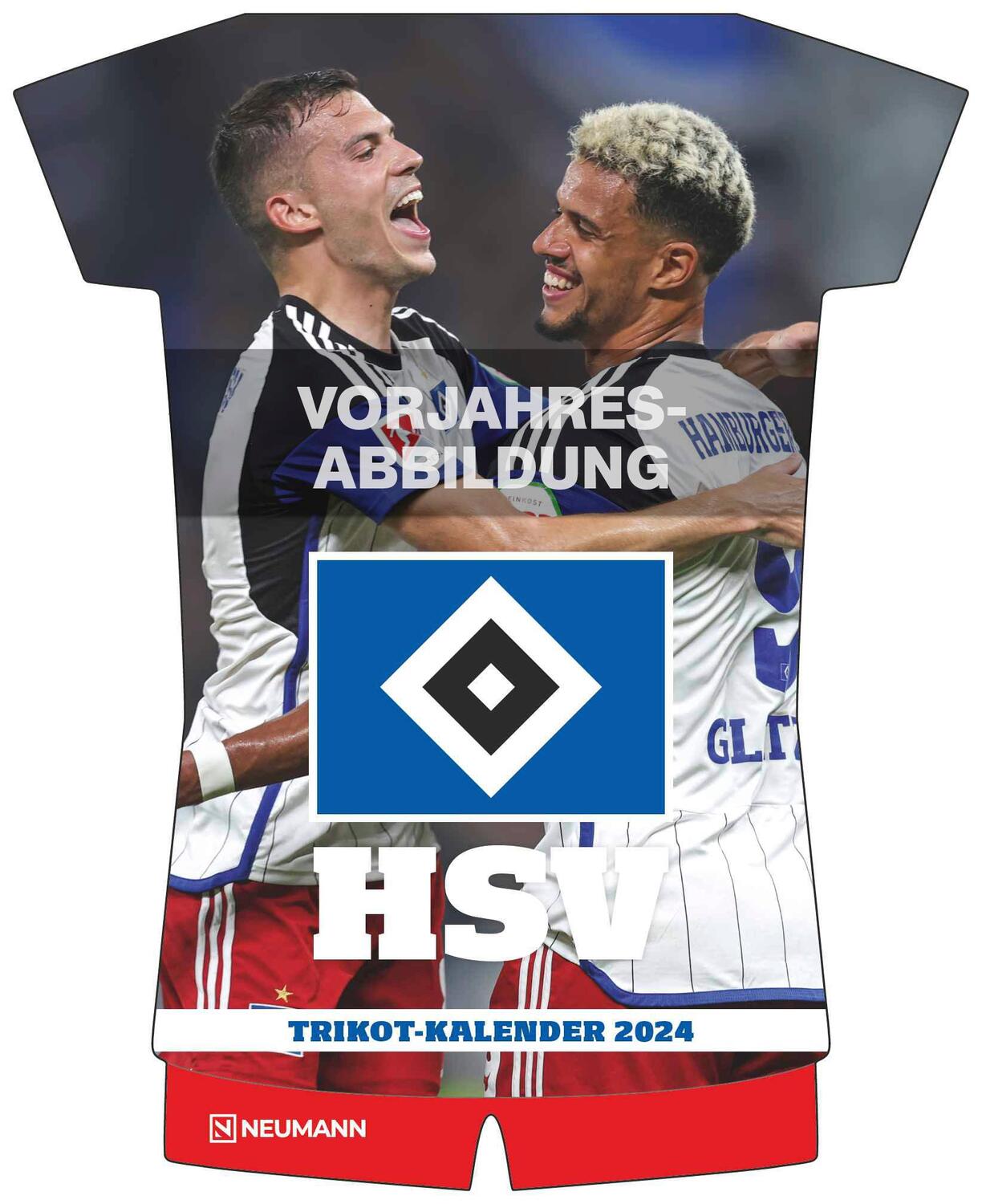 Cover: 4002725995001 | Hamburger SV 2025 - Trikotkalender - Fußball-Kalender -...