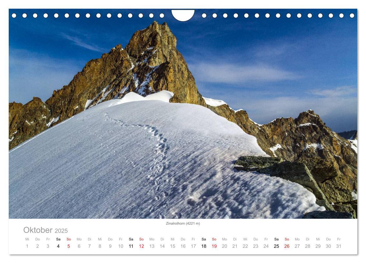 Bild: 9783435498574 | Walliser Alpen ¿ Europas »kleiner« Himalaya (Wandkalender 2025 DIN...