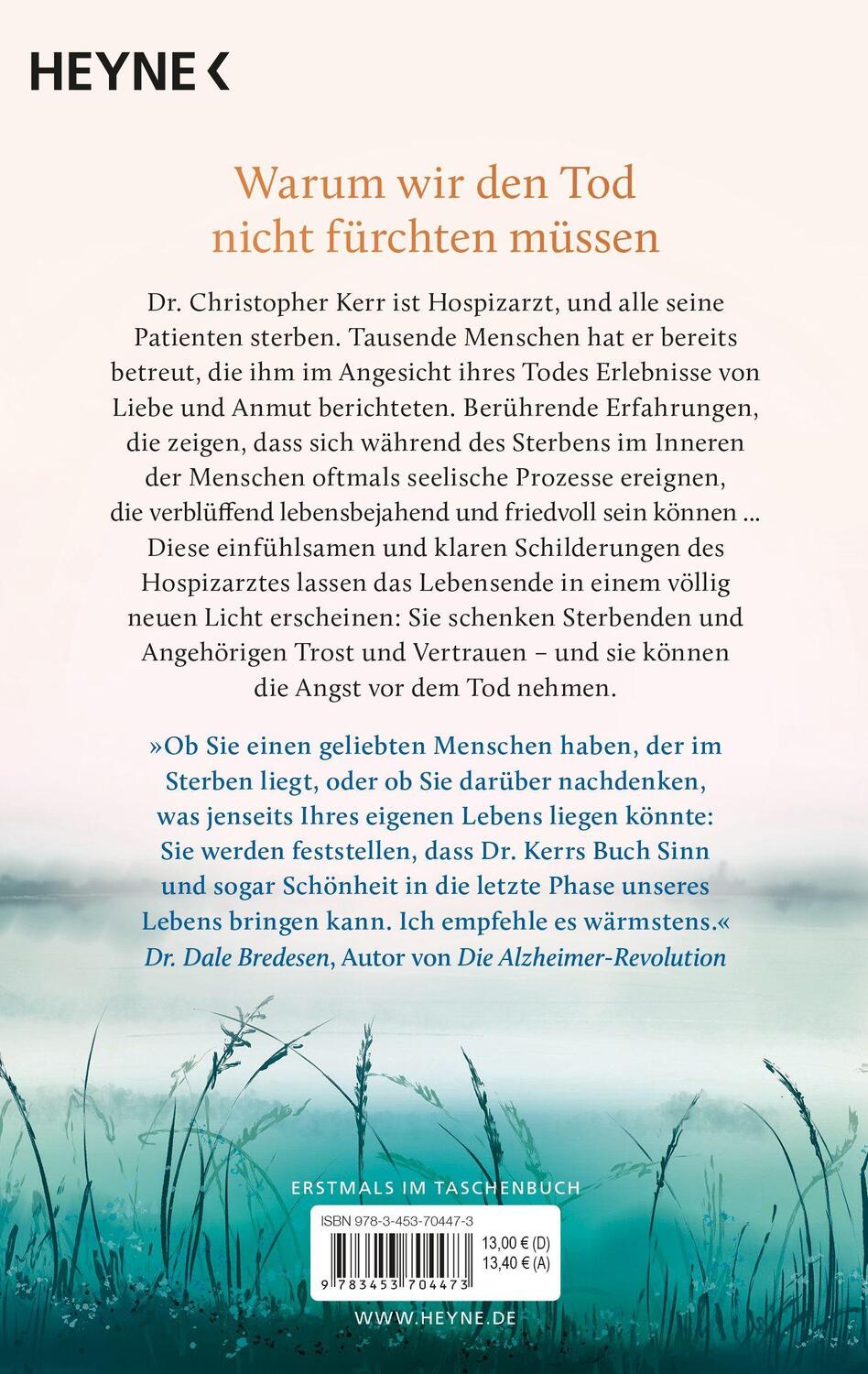 Bild: 9783453704473 | Die Träume der Sterbenden | Christopher Kerr (u. a.) | Taschenbuch