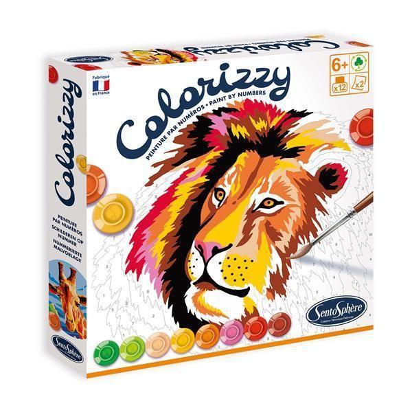 Cover: 3373910045001 | Colorizzy Malen nach Zahlen - Löwe &amp; Giraffe | Sentosphere | Spiel