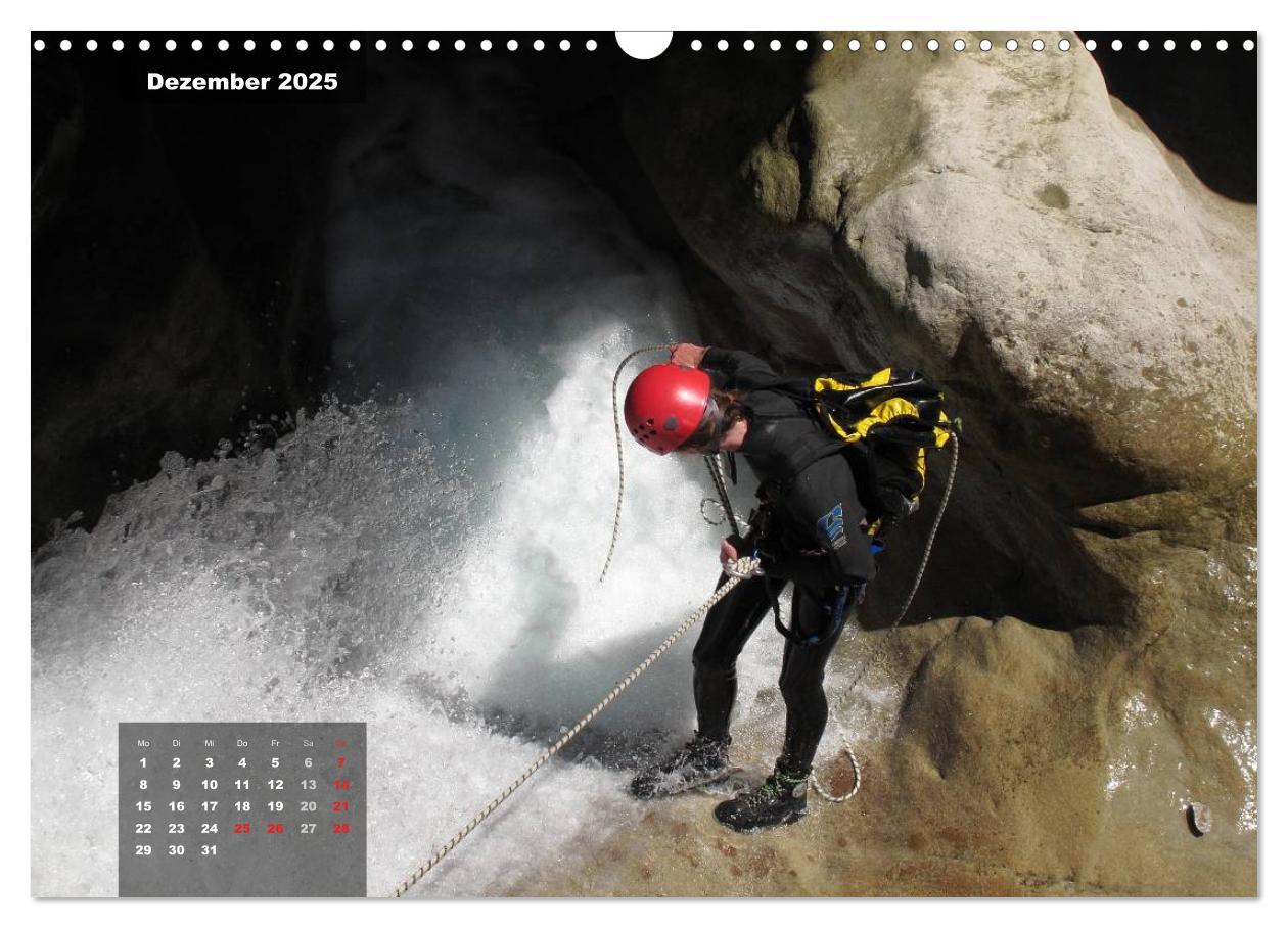 Bild: 9783435630059 | Abenteuer Canyoning (Wandkalender 2025 DIN A3 quer), CALVENDO...