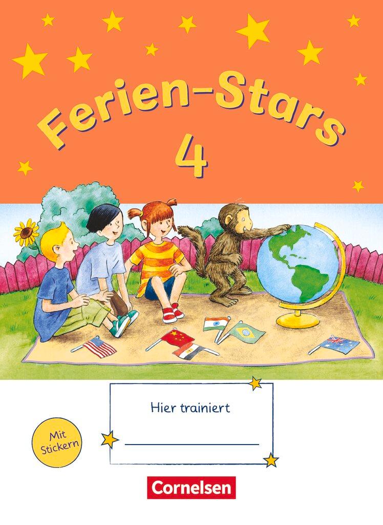 Cover: 9783637013254 | Ferien-Stars 4. Schuljahr. Übungsheft | Mit Lösungen | Sabine Schwarz