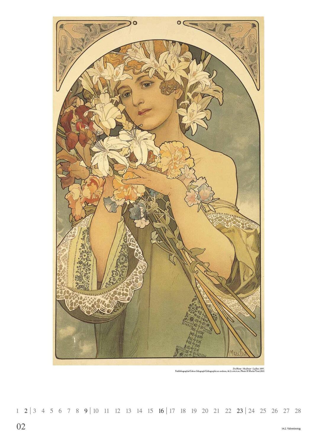 Bild: 4250809653310 | Mucha 2025 - Kunst-Kalender - Poster-Kalender - 50x70 | Kalender