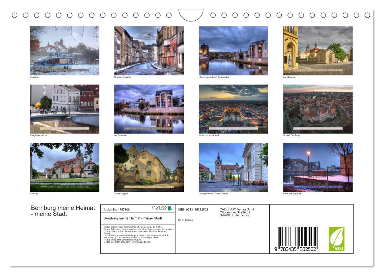 Bild: 9783435332502 | Bernburg meine Heimat - meine Stadt (Wandkalender 2025 DIN A4...