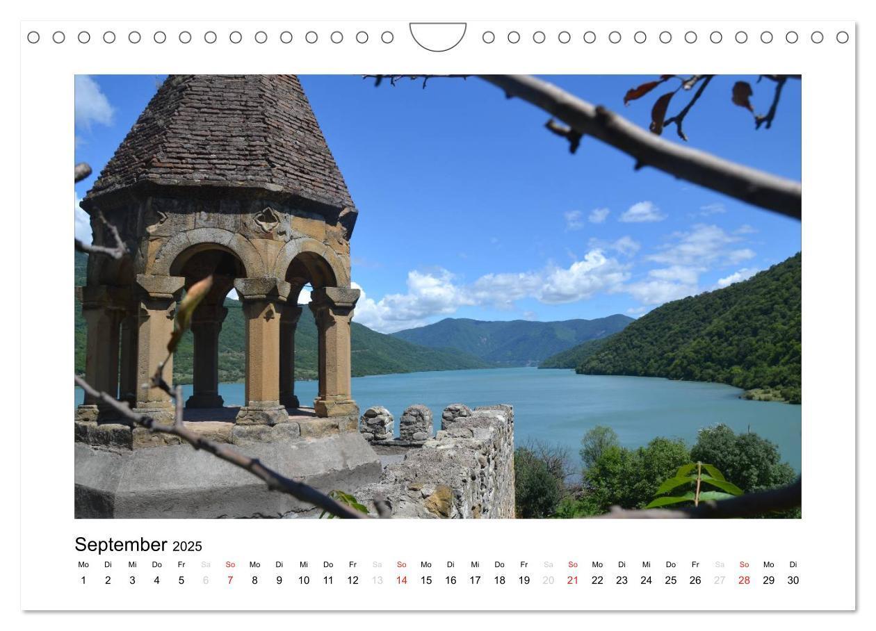 Bild: 9783435770441 | GEORGIEN 2025 (Wandkalender 2025 DIN A4 quer), CALVENDO Monatskalender