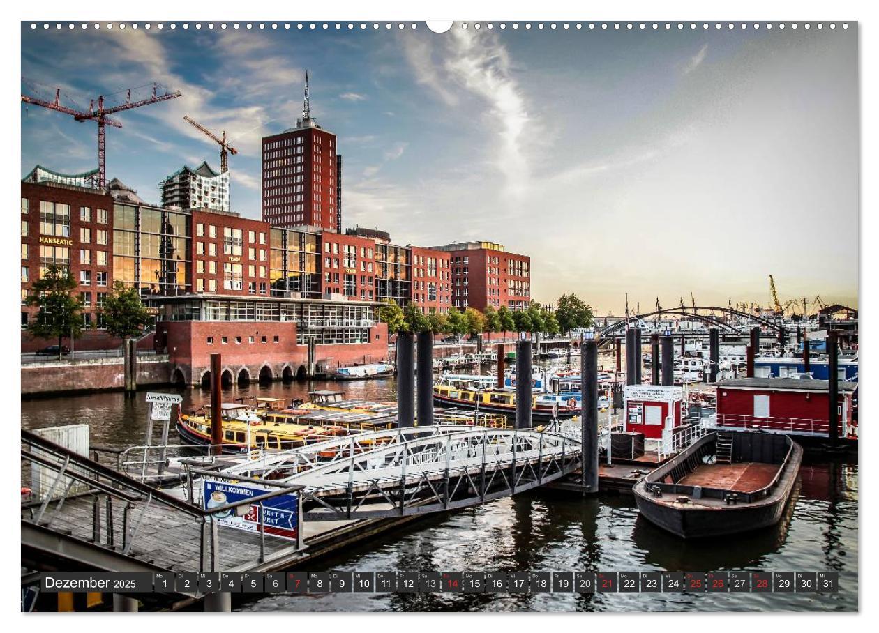 Bild: 9783435821297 | Stadt Hamburg (hochwertiger Premium Wandkalender 2025 DIN A2 quer),...