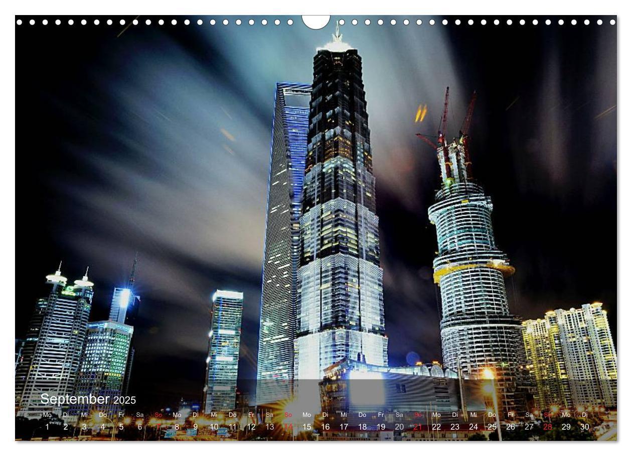 Bild: 9783435566969 | Shanghai - faszinierende Facetten (Wandkalender 2025 DIN A3 quer),...