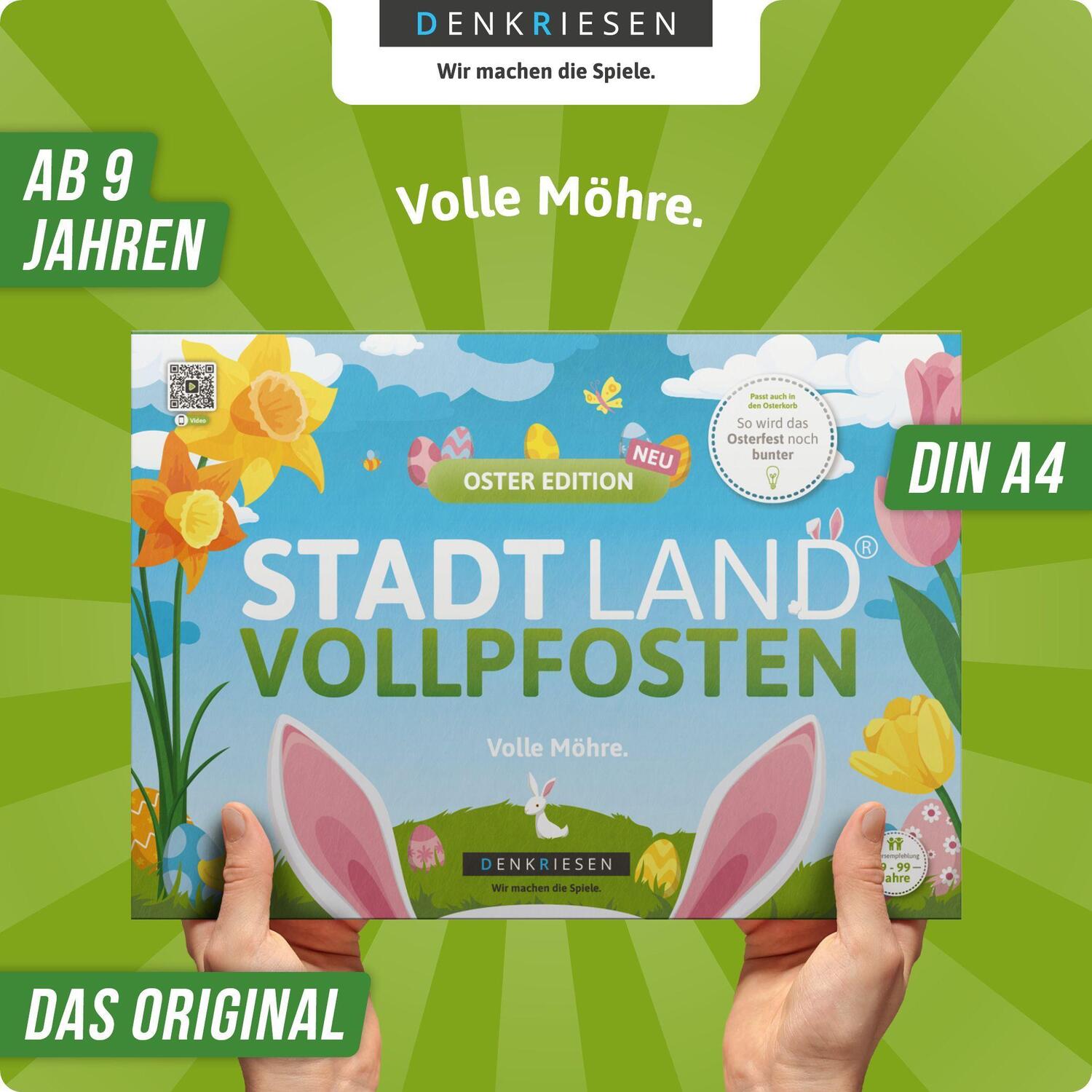 Bild: 4260528093915 | STADT LAND VOLLPFOSTEN® - OSTER EDITION - "Volle Möhre." | Denkriesen