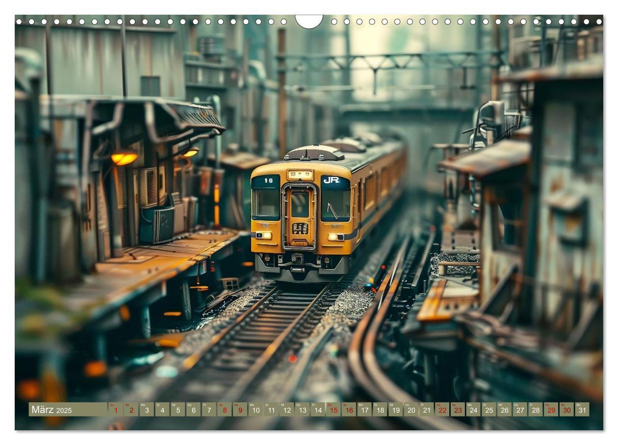 Bild: 9783435940042 | Miniaturwelt Eisenbahn - Zug um Zug ins Abenteuer (Wandkalender...