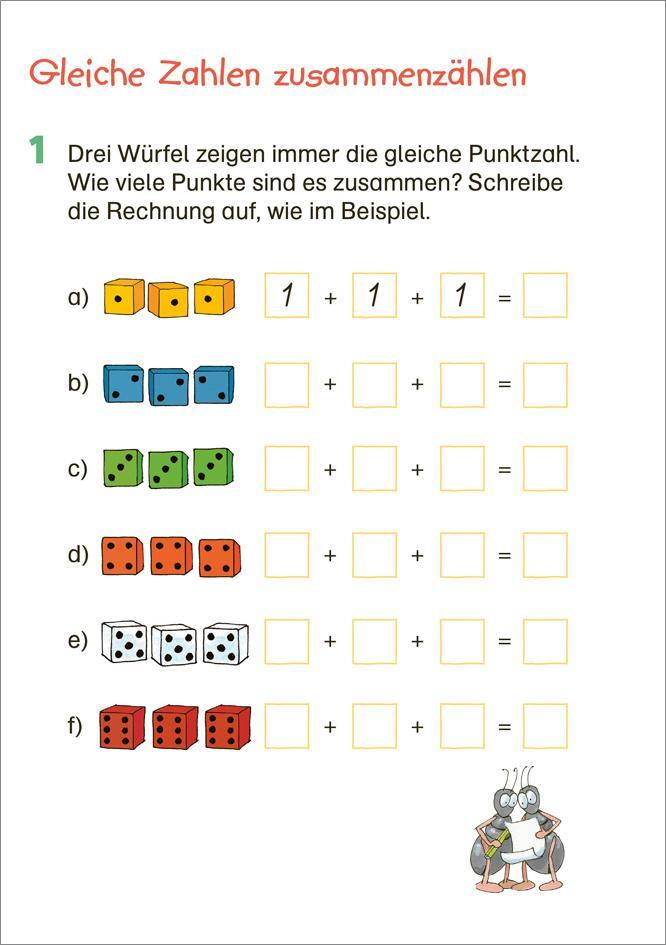 Bild: 9783788625061 | Fit für Mathe 1. Klasse. Mein 5-Minuten-Block | Werner Zenker | Buch