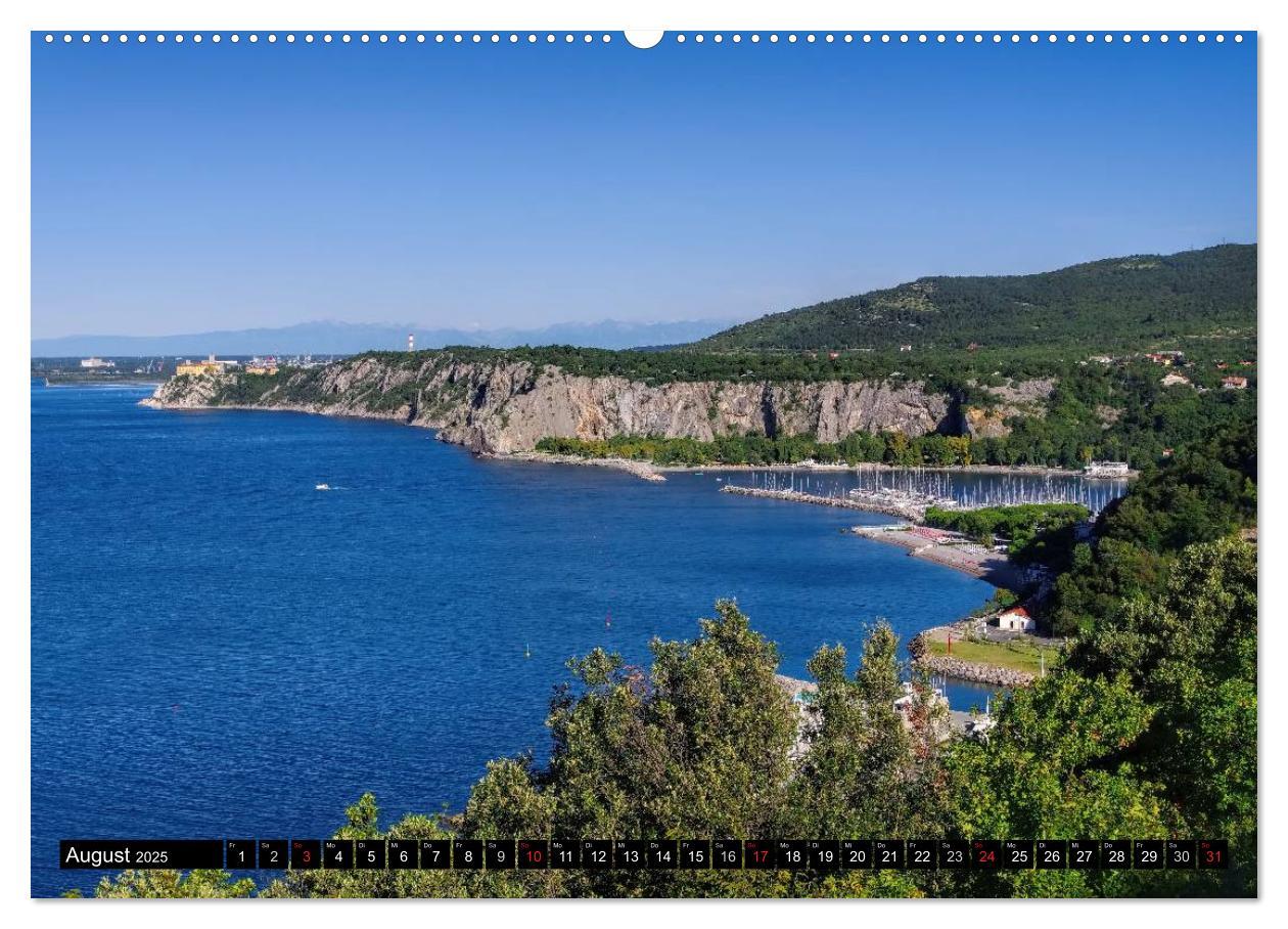 Bild: 9783435509942 | Triest und seine Riviera (Wandkalender 2025 DIN A2 quer), CALVENDO...