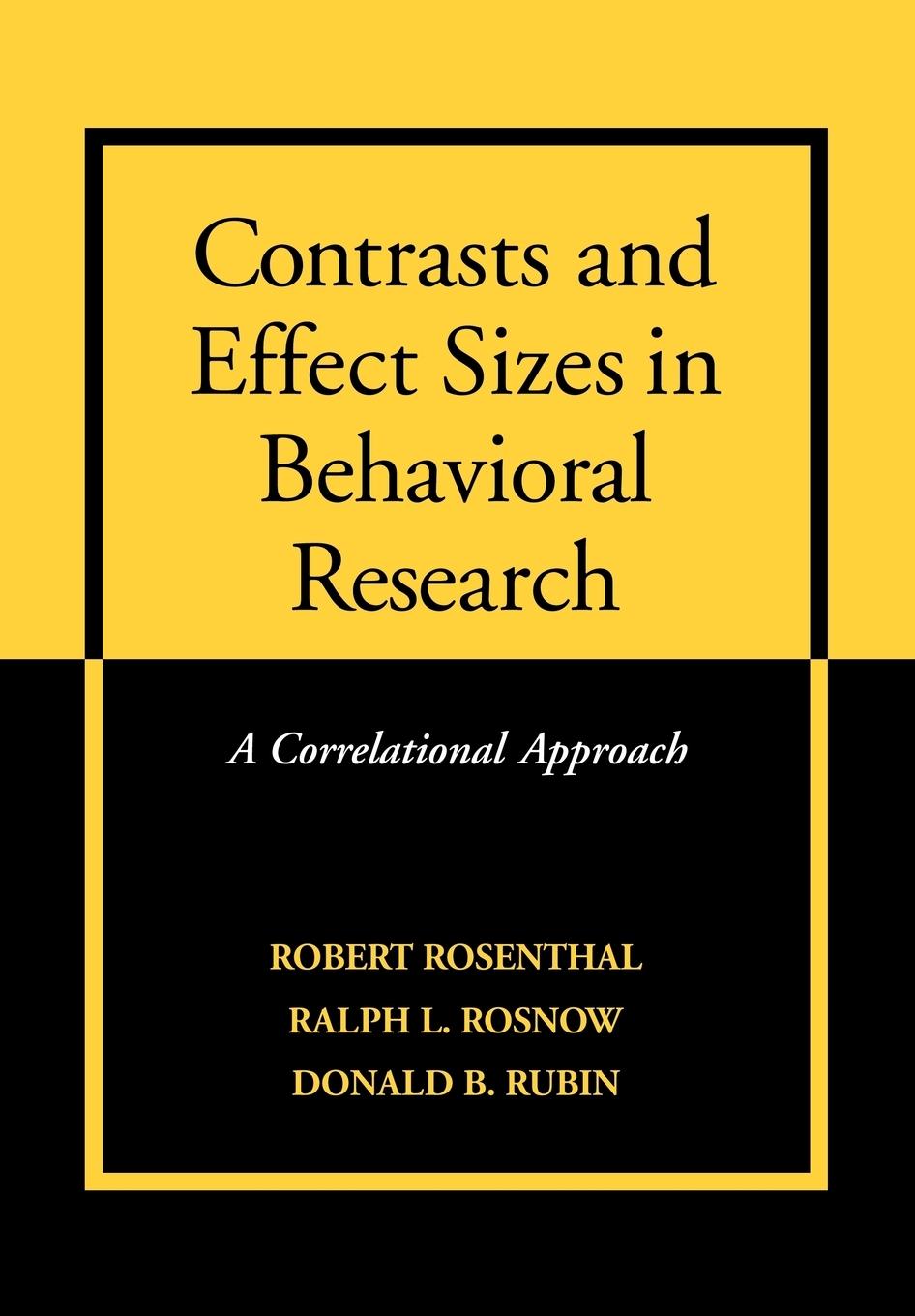 Cover: 9780521659802 | Contrasts and Effect Sizes in Behavioral Research | Rosnow (u. a.)