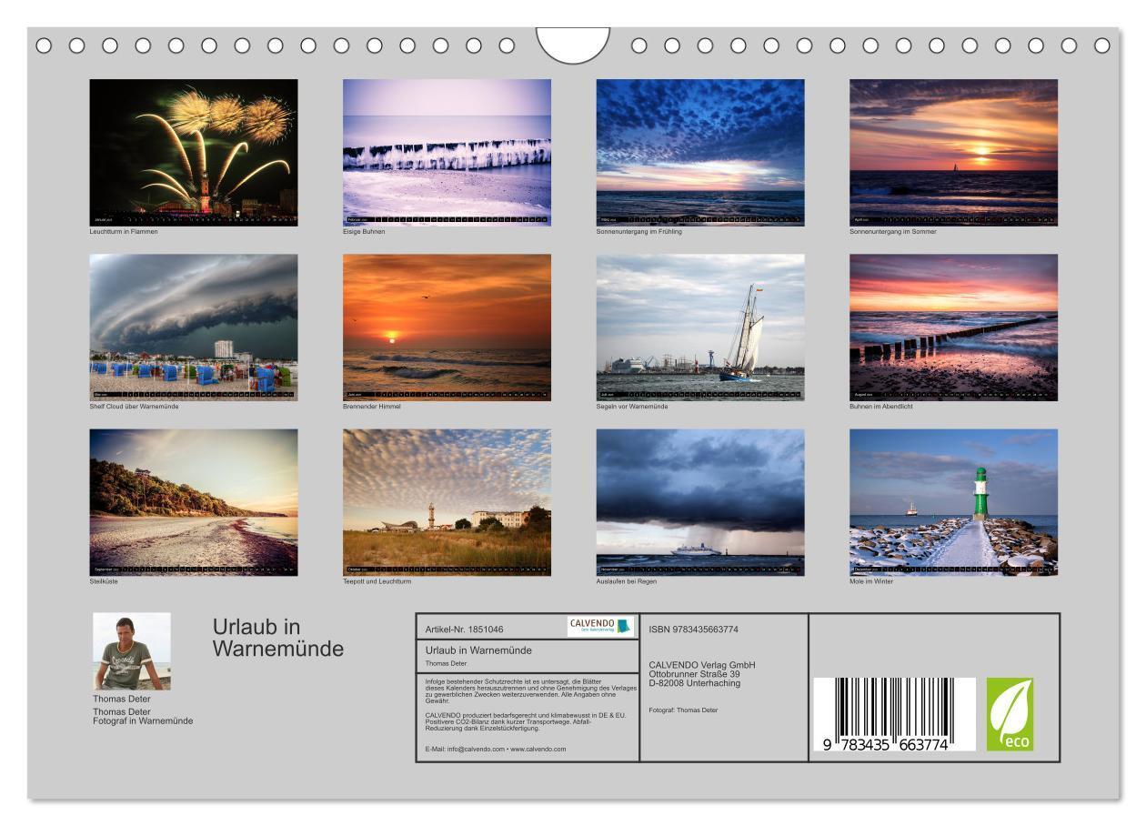 Bild: 9783435663774 | Urlaub in Warnemünde (Wandkalender 2025 DIN A4 quer), CALVENDO...