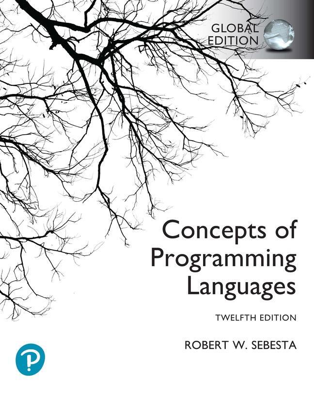 Cover: 9781292436821 | Concepts of Programming Languages, Global Edition | Sebesta (u. a.)