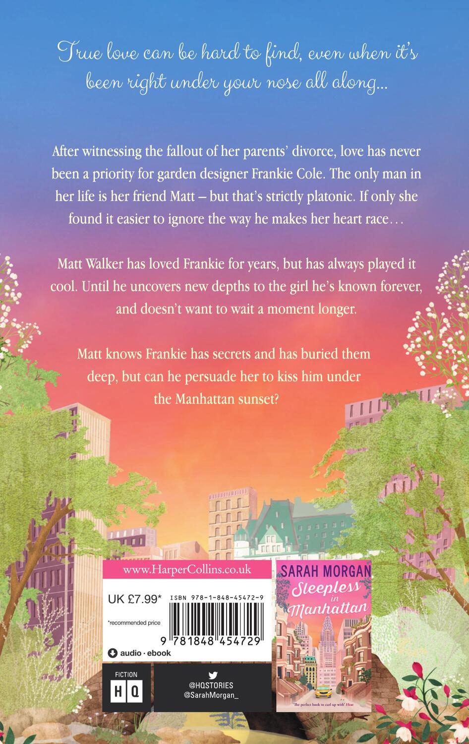 Rückseite: 9781848454729 | Sunset In Central Park | Sarah Morgan | Taschenbuch | 384 S. | 2016