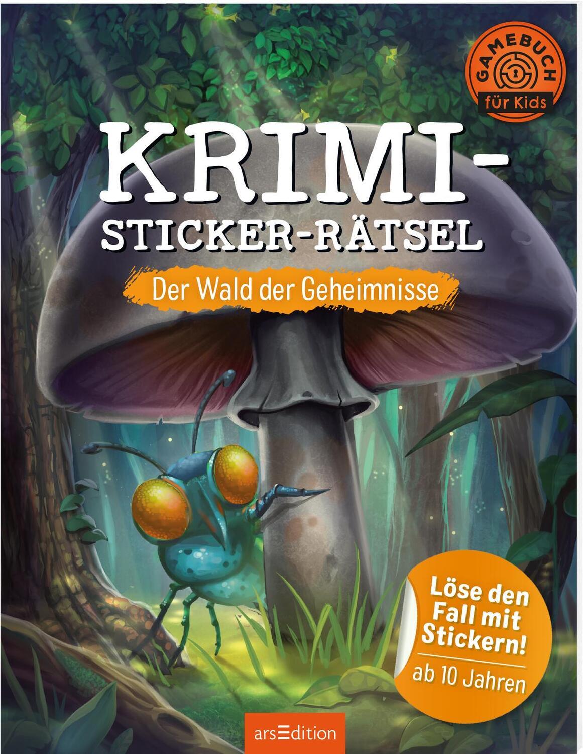 Cover: 9783845853765 | Krimi-Sticker-Rätsel - Der Wald der Geheimnisse | Philip Kiefer | Buch