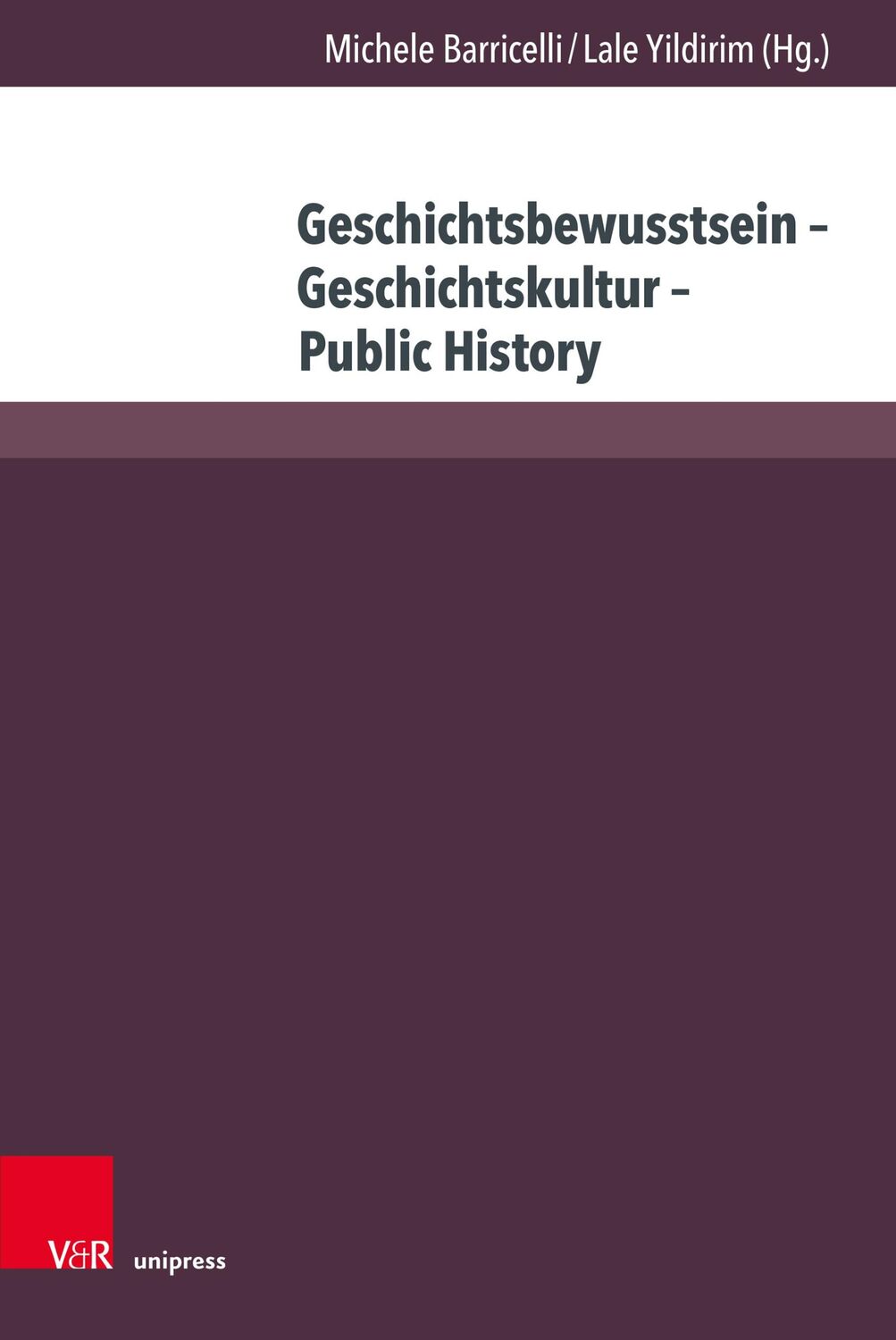 Cover: 9783847117254 | Geschichtsbewusstsein - Geschichtskultur - Public History | Buch