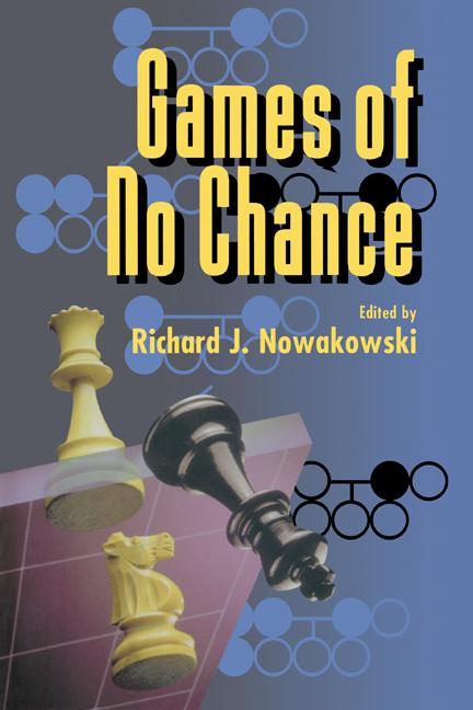 Cover: 9780521646529 | Games of No Chance | R. Nowakowski (u. a.) | Taschenbuch | Englisch