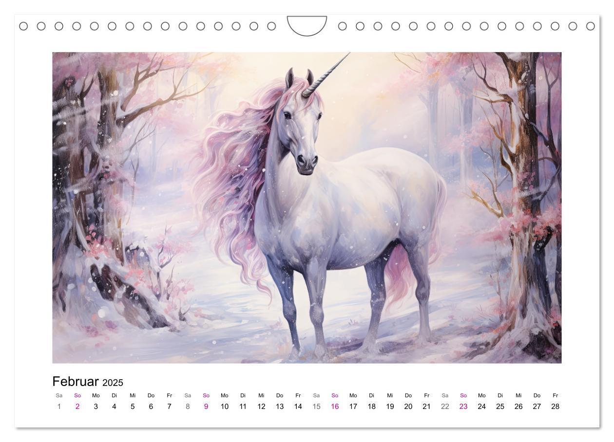 Bild: 9783383858796 | Geliebte Einhörner (Wandkalender 2025 DIN A4 quer), CALVENDO...