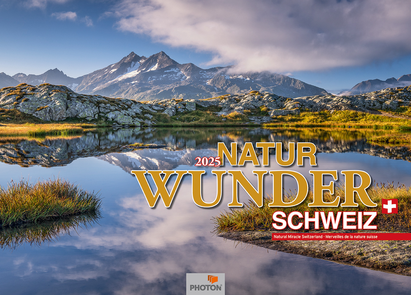 Cover: 9783948112943 | Naturwunder Schweiz Kalender 2025 | Photon-Verlag | Kalender | 14 S.