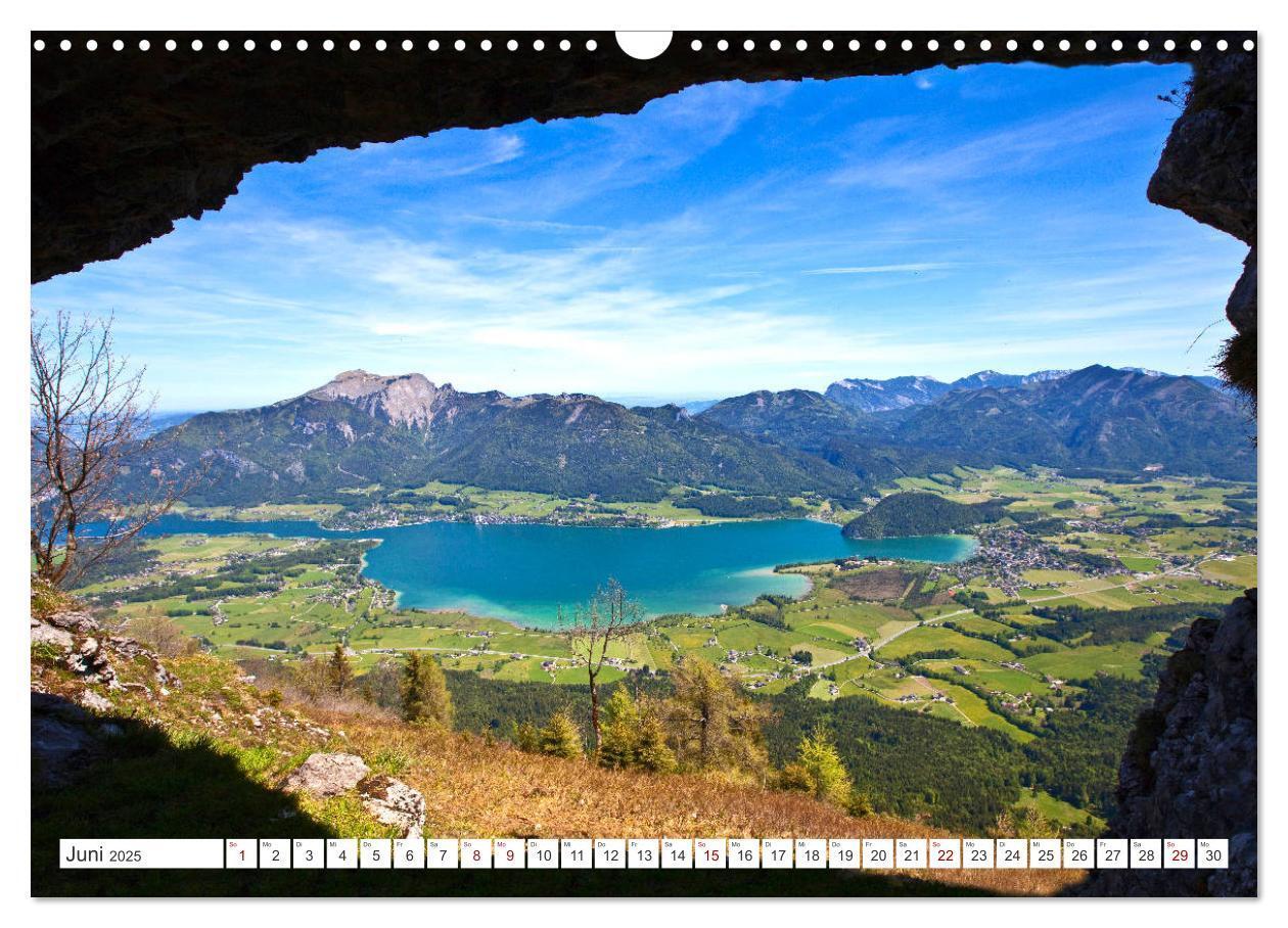 Bild: 9783435386123 | Der schöne Wolfgangsee im Salzkammergut (Wandkalender 2025 DIN A3...