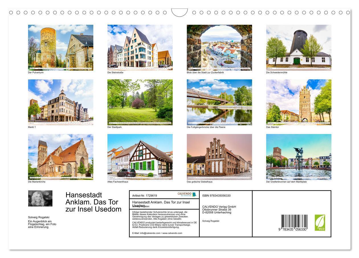 Bild: 9783435056330 | Hansestadt Anklam. Das Tor zur Insel Usedom (Wandkalender 2025 DIN...